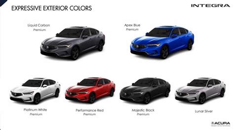 2023 Acura Integra Color Options | Acura Integra Forum - Yes it's Back!