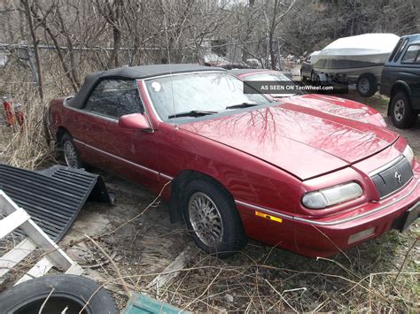 1995 Chrysler Lebaron Gtc Convertible 2 - Door 3. 0l