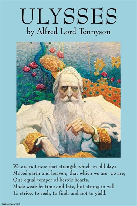 And Not To Yield - Ulysses - Alfred Lord Tennyson | Poetry posters ...