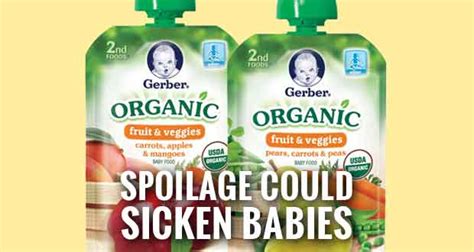 Spoilage Risk Prompts Gerber Baby Food Recall