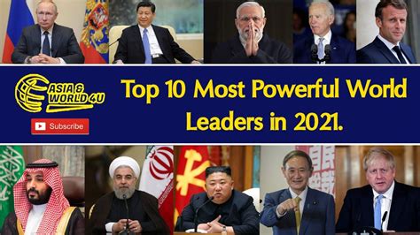 Top 10 most powerful world leaders ( 2021 edition ) - YouTube