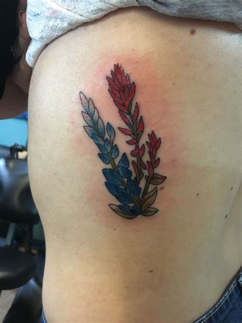 Bluebonnet tattoo #tattoo #texastattoo #flowertattoo | Paintbrush tattoo, Tattoos, Bluebonnet tattoo