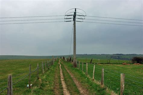 High voltage, low profile power line © Robin Webster :: Geograph Britain and Ireland