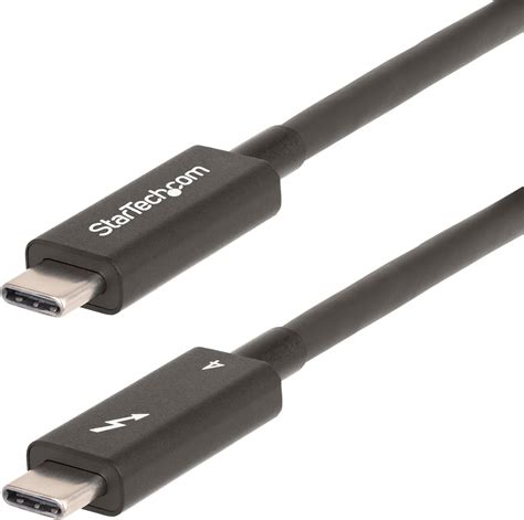 Amazon.com: StarTech.com 6ft (2m) Active Thunderbolt 4 Cable - 40Gbps - 100W PD - 4K/8K Video ...