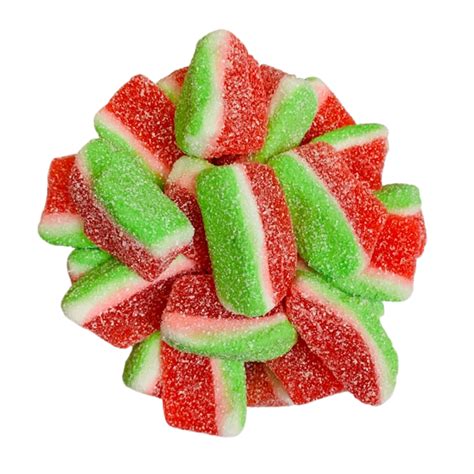 Sour Watermelon Gummies | Sour Watermelon Slices Candy | Candy Pros