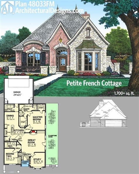 Country cottage house plans, French house plans, French country house