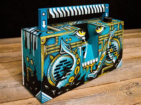 Mike Friedrich custom Berlin Booombox | Boombox, Handmade packaging, Poster design