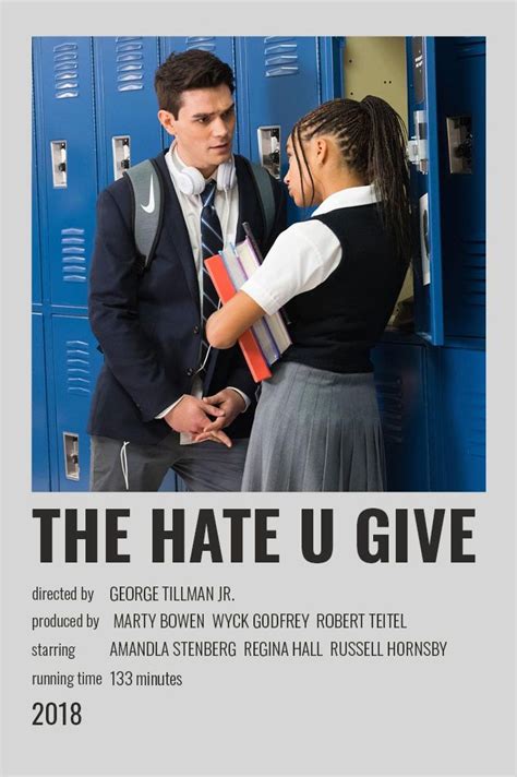 The Hate U Give Polaroid Poster | Teen movies, Movies to watch ...