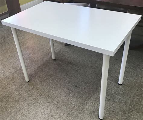 Uhuru Furniture & Collectibles: White IKEA Table - $25 SOLD