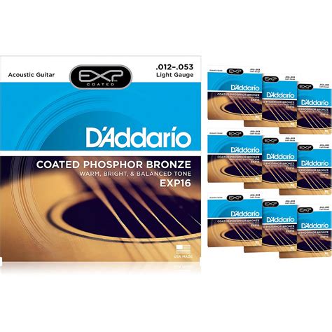 D'Addario EXP16 Acoustic Strings 10-Pack - Woodwind & Brasswind