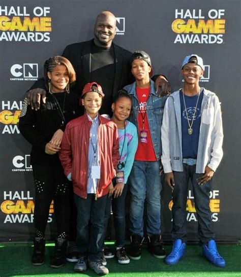 shaq and his kids | Celebrity kids, Celebrity families, African ...