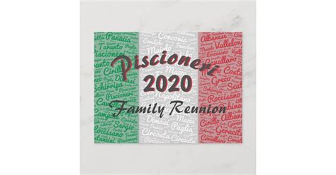 Italian Family Reunion Postcard Invitation | Zazzle