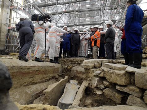 Archaeologists find historical artifacts beneath Notre Dame Cathedral : NPR