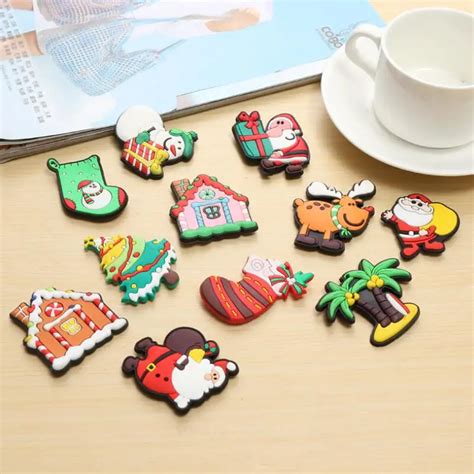 Christmas Fridge Magnet 3D Refrigerators Souvenir Fridge Magnet Decor ...