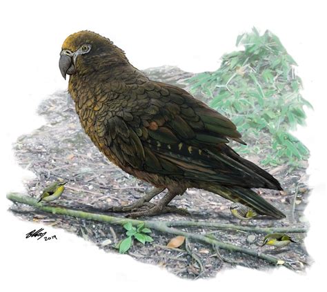 Giant Parrot Fossil Shows Creature That Weighed About 15 Pounds : NPR