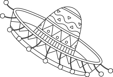 Sombrero Coloring Page