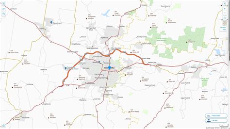 Toowoomba Map - Australia