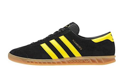 ADIDAS ORIGINALS HAMBURG (BLACK/YELLOW) - Sneaker Freaker | Adidas shoes originals, Adidas ...