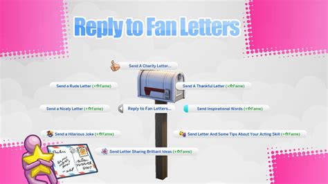 Mod The Sims - Reply to Fan Letters v1.1