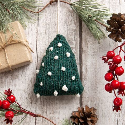 Wool Couture Christmas Tree & Gnome Bauble Duo Knitting Kit | Dunelm