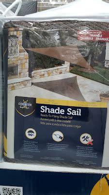 Gale Pacific Coolaroo Shade Sail (13 ft Triangle) | Costco Weekender