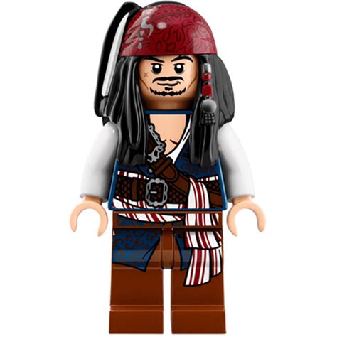 LEGO Pirates of the Caribbean Captain Jack Sparrow Filigree Vest (71042) Minifigure - Walmart ...