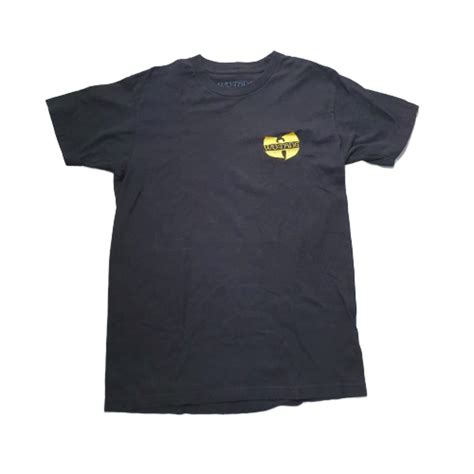 Wu Tang Clan Merch Tee Black by Youbetterfly