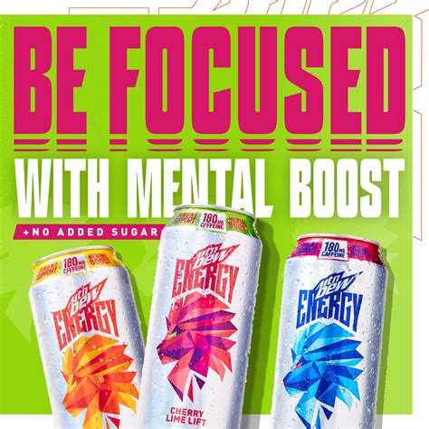 PepsiCo Unveils Mountain Dew Energy Drinks Featuring Lebron, 52% OFF