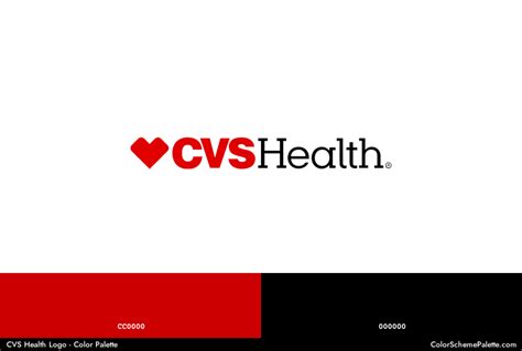 CVS Health Logo - ColorSchemePalette Colors - Brands - ColorSchemePalette.com