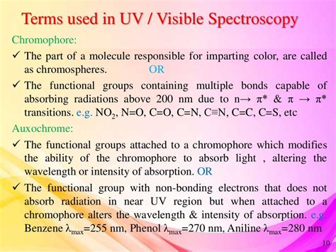 Uv spectroscopy