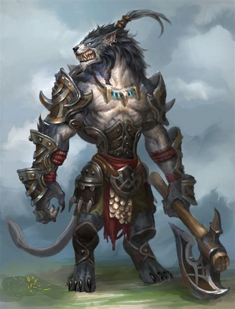 wolf warrior, Matthew Park | Wolf warriors, Concept art characters, Warrior