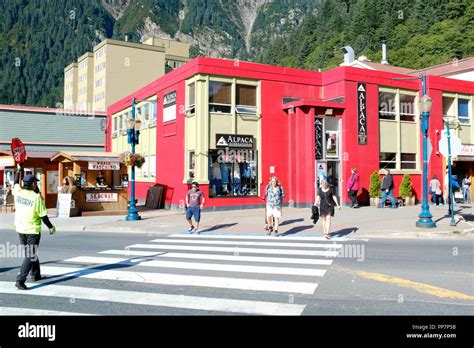 Downtown Juneau, Alaska Stock Photo - Alamy