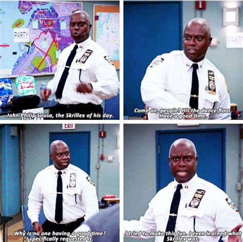 Captain Holt, man. Captain Holt. | Brooklyn nine nine, Brooklyn, Tv funny