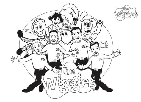 Wiggles Coloring Page