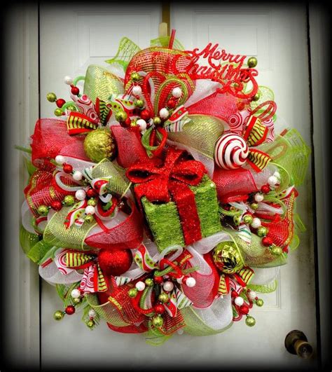 Locate a joyful Christmas wreath for your door or wall. Visit your ...