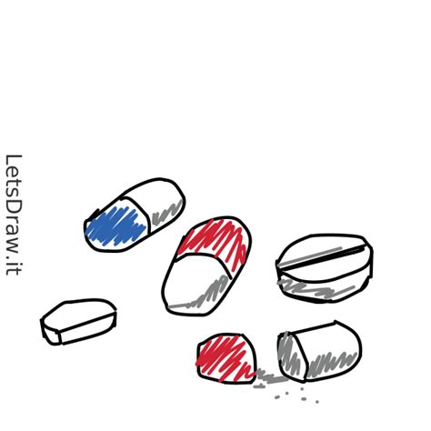 How to draw Pills / 6ighbgcsm.png / LetsDrawIt