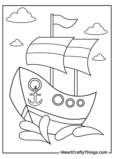 Ships And Boats Coloring Pages (Updated 2021)