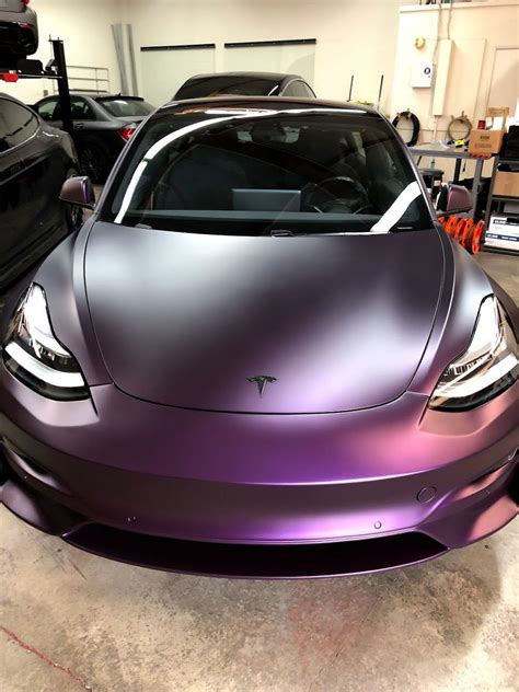 Tesla Model 3 Purple 3 | Tesla model, Tesla car, Tesla roadster