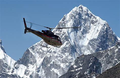 A Helicopter Landing on Mount Everest | Everest Heli Tour