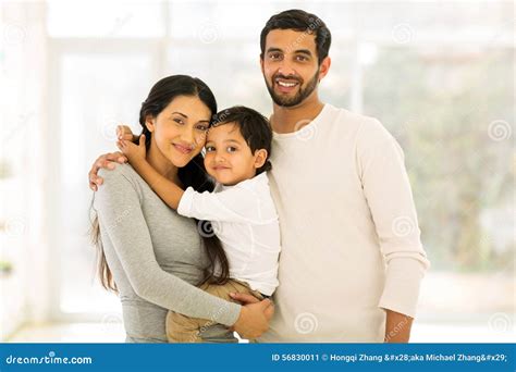 Indian family portrait stock image. Image of family, handsome - 56830011