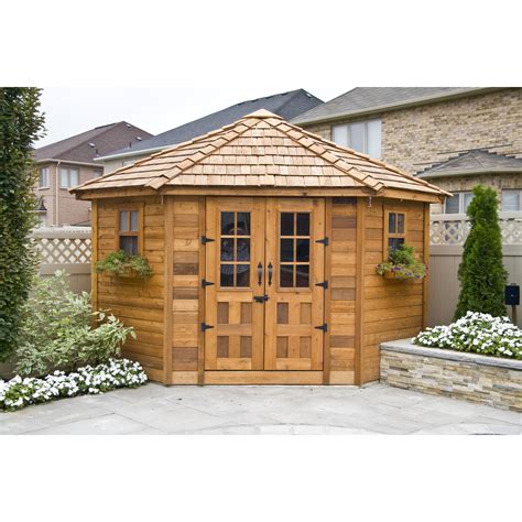 9 Ft. W x 9 Ft. D Wood Garden Shed | Wayfair