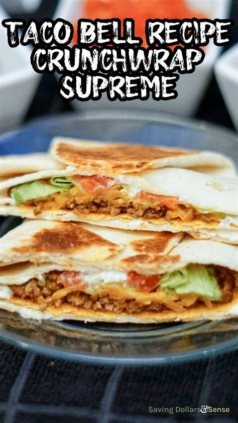 Taco Bell Crunchwrap Supreme [Video] | Recipes, Crunch wrap supreme, Taco bell crunchwrap supreme