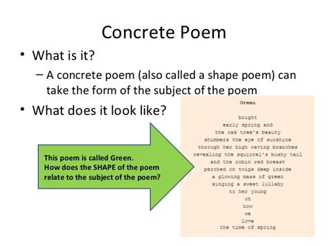 Concrete poems