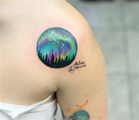 Aurora boralis tattoo by Andrea Morales | Post 26768 | Northern lights ...