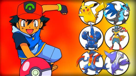 Ash Ketchum's Mega Evolution Pokemon Team - YouTube