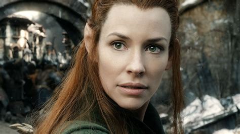 The Hobbit, Tauriel, Face, Redhead, Movies, Women, Evangeline Lilly, Green eyes, The Hobbit: The ...