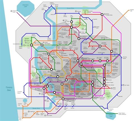 Rome Metro Map — Information is Beautiful Awards