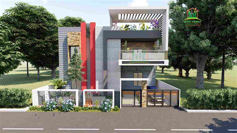 House Front Elevation Designs For Double Floor North Facing - Home Alqu