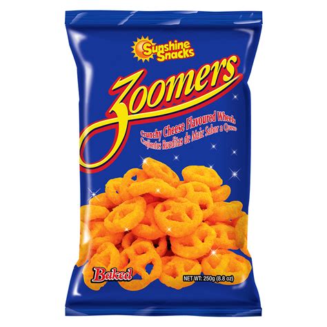 SUNSHINE SNACKS – ZOOMERS JUMBO 250G – Carib Import & Export Inc.