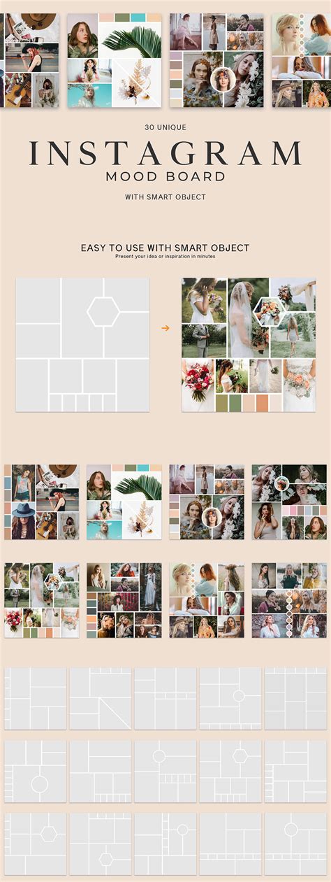 30 Free Instagram Mood Board Templates - Creativetacos